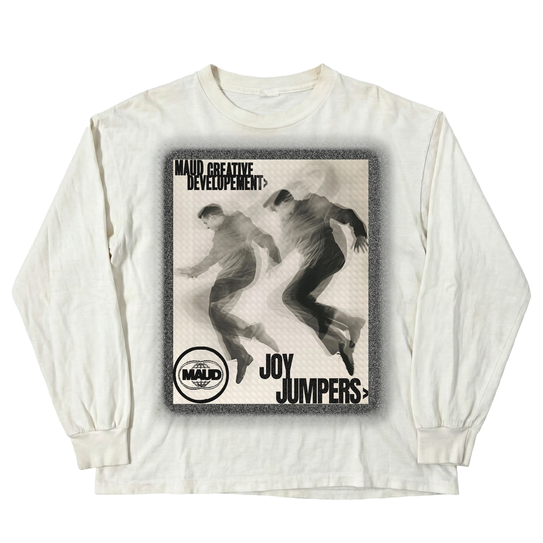 Joy Jump Long Sleeve Tee White