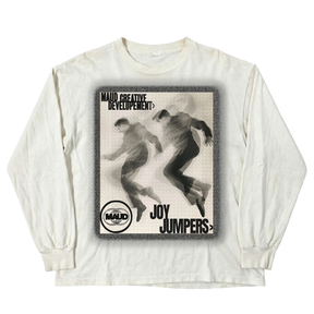 Joy Jump Long Sleeve Tee White